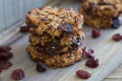 These sweet, tart and chewy cookies will give you the energy boost you need!