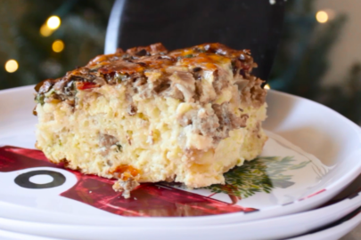Start your morning off right with this make ahead veggie and chicken sausage breakfast featuring Montmorency tart cherries.