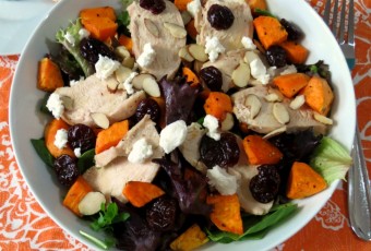 Chicken & Sweet Potato Cherry Salad