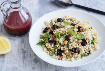 Confetti Couscous Salad with Dried Cherries