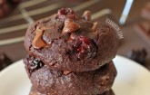 Double Chocolate Cherry Cookies