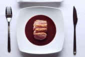 Duck with Cherry Cinnamon Sauce