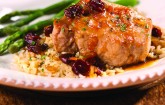 Pork Chops with Cherry Sauce