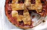 Triple Cherry Honey Bourbon Pie