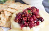 Savory Cherry Compote on Warm Brie Cheese - chocolateandcarrots.com-2