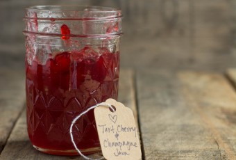 Tart Cherry Champagne Jam