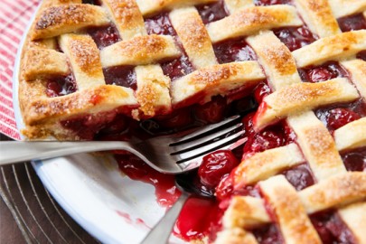 Not a fan of pumpkin? Switch up your pie rotation by serving this classic Tart Cherry Pie with a buttery, flaky lattice crust.