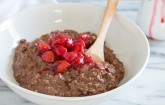 Slow Cooker Chocolate Cherry Steel Cut Oatmeal highest quality-5