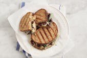 Tart Cherry Grilled Cheese Sandwich with Sage