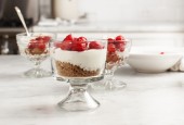 Tart Cherry Cheesecake Parfaits