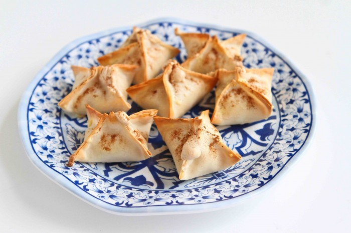 Baked Tart Cherry Cream Cheese Wontons - Choose CherriesChoose Cherries