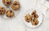 Chocolate Cherry Oatmeal Cookies