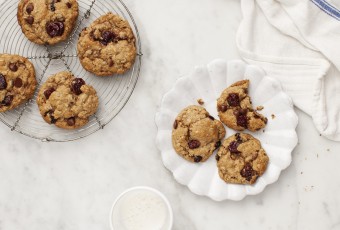 Cherry Chocolate Oatmeal Cookies