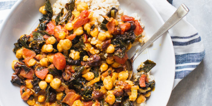 Food As Medicine: Tart Cherry Chickpea Curry by Food Blogger A Couple Cooks