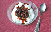 Yogurt Cherry Compote