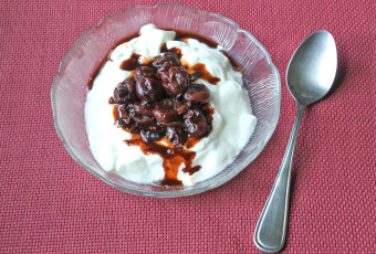 Yogurt Bowl with Tart Cherry Compote