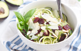 Zucchini Noodles with Creamy Avocado Sauce-17