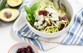 Zucchini Noodles with Creamy Avocado Sauce-21