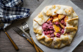 Montmorency Tart Cherry Peach Galette