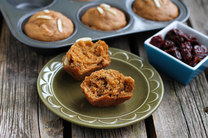 Make Ahead Tart Cherry Muffins for Busy Back-to-School Mornings