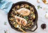 Chicken Spaghetti Squash Skillet with Montmorency Tart Cherries