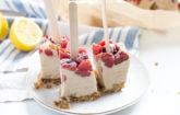 Tart Cherry Cheesecake Pops