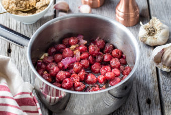 Tart Cherry Glazed Spicy Meatballs