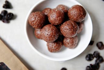 Tart Cherry Coconut Energy Balls