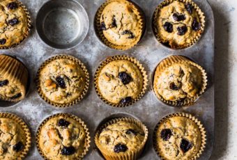 Tahini Muffins with Montmorency Tart Cherries