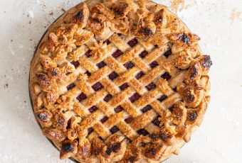 Tart Cherry Pie with Spiced Pie Crust