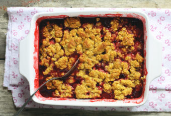 Tart Cherry Dump Cake