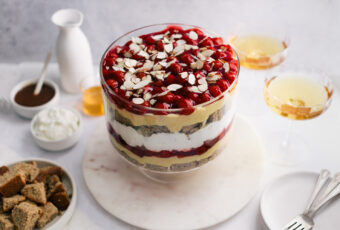 Tart Cherry Trifle