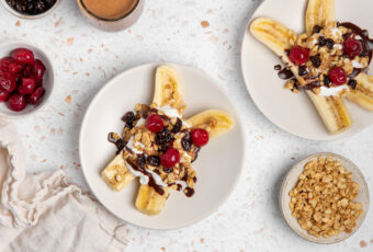 Tart Cherry Superfood Banana Splits