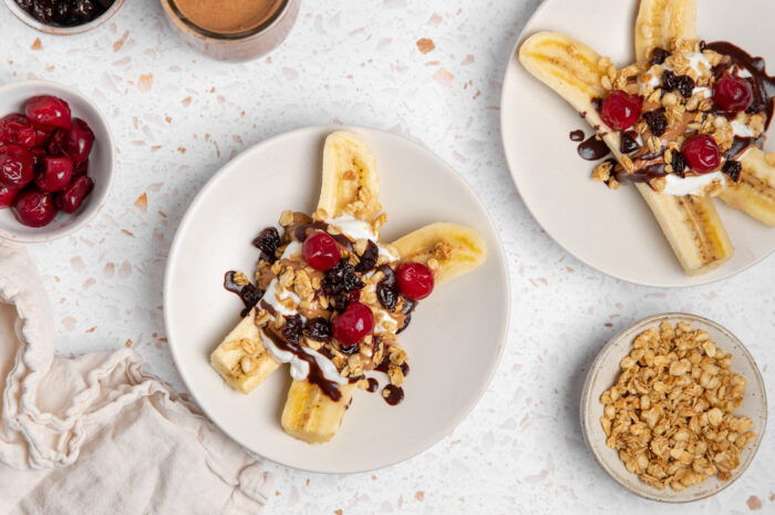 Tart Cherry Superfood Banana Splits - Choose CherriesChoose Cherries