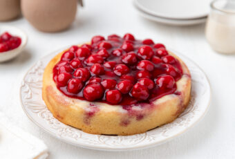 Tart Cherry “Down-Side-Up” Cake